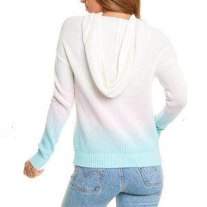 Design History Ombré Knit Sweater White and Blue and Pink - XS